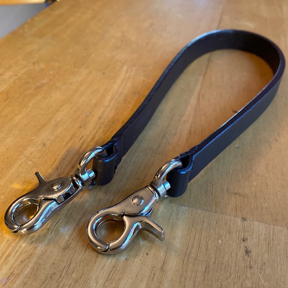 Brown silver strap for bags 21” in good condition